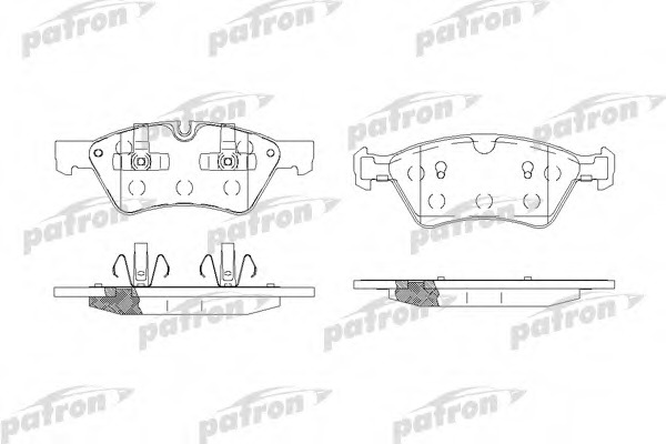 pbp1830 PATRON Комплект тормозных колодок, дисковый тормоз