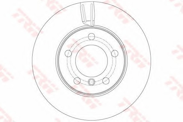 DF6136 TRW Тормозной диск