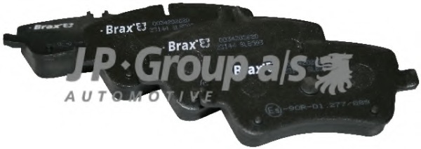 Купить 1363600710 JP GROUP Комплект тормозных колодок, дисковый тормоз в интернет-магазине Ravta – самая низкая цена