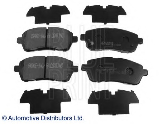 adm54295 BLUE PRINT Комплект тормозных колодок, дисковый тормоз