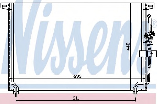 94232 NISSENS Конденсатор, кондиционер