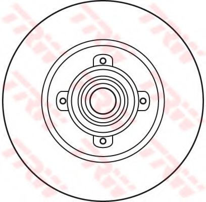 DF6042BS TRW Тормозной диск