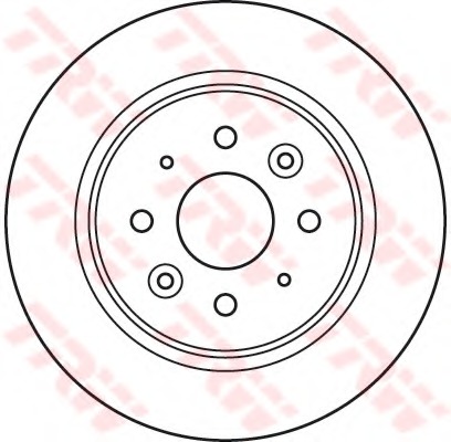 df6055 TRW Тормозной диск
