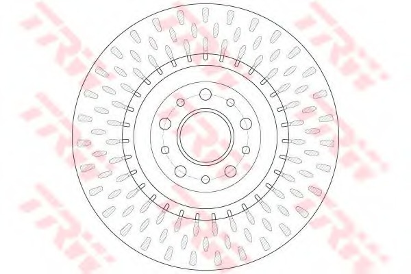 DF6424 TRW Тормозной диск