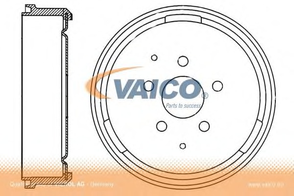 Купить V10-60003 VAICO Тормозной барабан в интернет-магазине Ravta – самая низкая цена