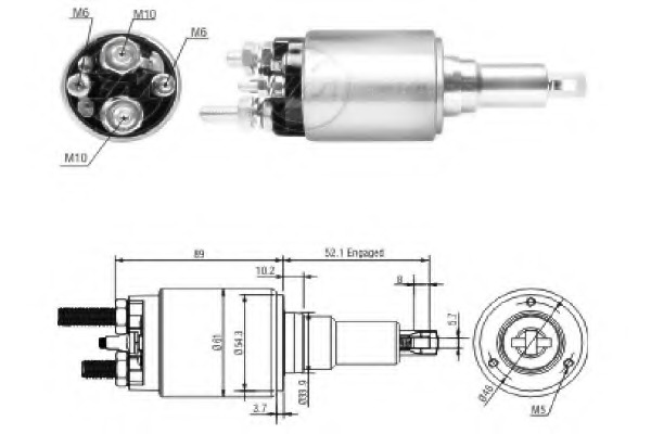 Схема стартера даф 105