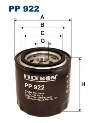 Купить PP922 FILTRON Топливный фильтр в интернет-магазине Ravta – самая низкая цена