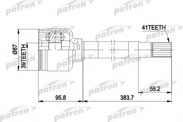 Купить pcv5014 PATRON Шарнирный комплект, приводной вал в интернет-магазине Ravta – самая низкая цена