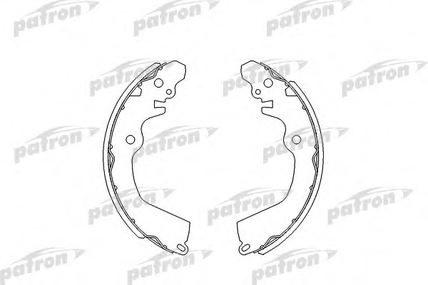 Купить psp404 PATRON Комплект тормозных колодок в интернет-магазине Ravta – самая низкая цена