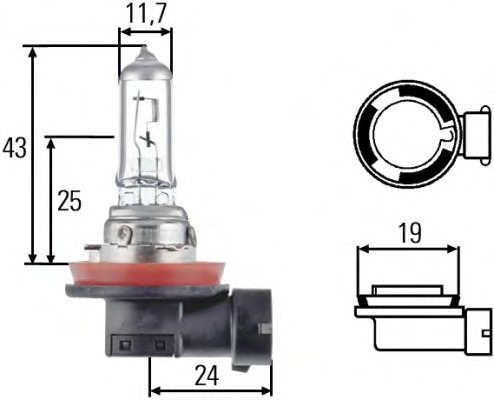 1987302084 Bosch Лампа накаливания, фара дальнего света; Лампа накаливания, основная фара; Лампа накаливания, противотуманная фара; Лампа накаливания; Лампа
