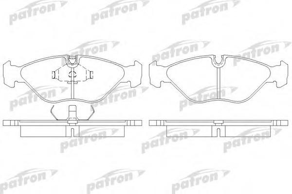 Купить pbp670 PATRON Комплект тормозных колодок, дисковый тормоз в интернет-магазине Ravta – самая низкая цена