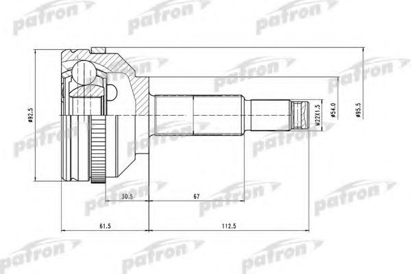 Купить pcv6751 PATRON Шарнирный комплект, приводной вал в интернет-магазине Ravta – самая низкая цена