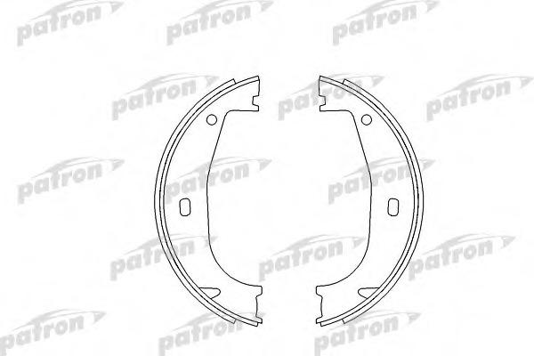 Купить psp546 PATRON Комплект тормозных колодок, стояночная тормозная система в интернет-магазине Ravta – самая низкая цена
