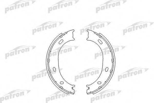 psp624 PATRON Комплект тормозных колодок, стояночная тормозная система
