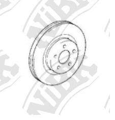 rn21001 NiBK Тормозной диск