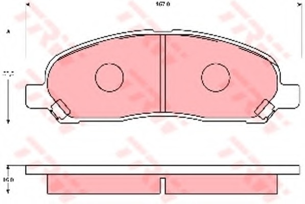 d6097 MK Kashiyama Комплект тормозных колодок, дисковый тормоз
