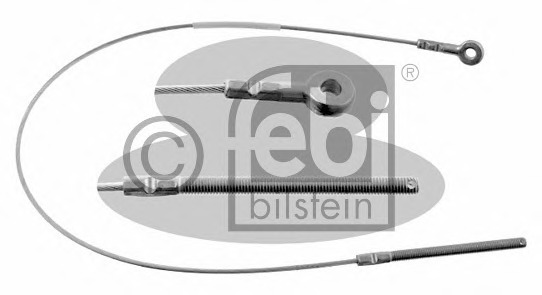 01958 FEBI BILSTEIN Трос, стояночная тормозная система