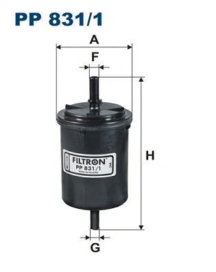 Купить PP831/1 Filtron Топливный фильтр в интернет-магазине Ravta – самая низкая цена