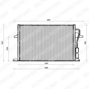 tsp0225112 DELPHI Конденсатор, кондиционер