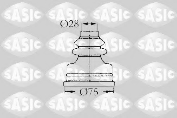 Купить 2873773 Sasic Комплект пылника, приводной вал в интернет-магазине Ravta – самая низкая цена