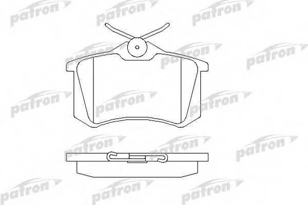 Купить pbp1083 PATRON Комплект тормозных колодок, дисковый тормоз в интернет-магазине Ravta – самая низкая цена
