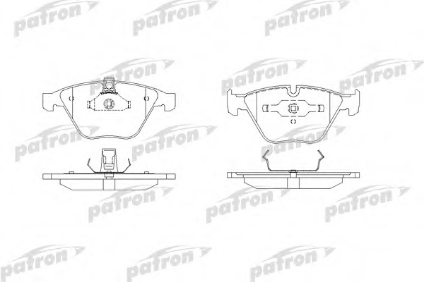 pbp1628 PATRON Комплект тормозных колодок, дисковый тормоз