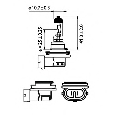 12362prb1 PHILIPS Лампа накаливания, фара дальнего света; Лампа накаливания, основная фара; Лампа накаливания, противотуманная фара; Лампа накаливания