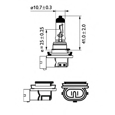 12360C1 Philips Лампа накаливания, фара дальнего света; Лампа накаливания, основная фара; Лампа накаливания, противотуманная фара; Лампа накаливания, стояночн