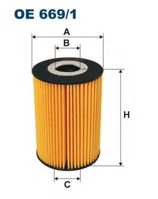 Купить OE669/1 Filtron Масляный фильтр в интернет-магазине Ravta – самая низкая цена