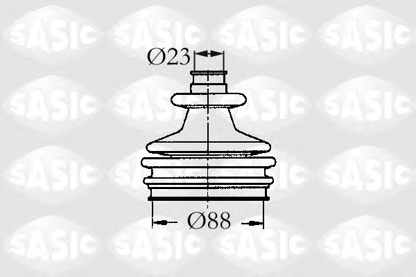 Купить 2933803 Sasic Комплект пылника, приводной вал в интернет-магазине Ravta – самая низкая цена