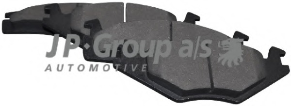 1163600510 JP Group Комплект тормозных колодок, дисковый тормоз
