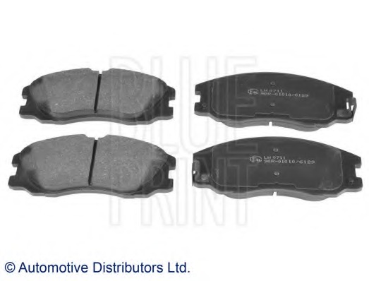 ADG04285 BLUE PRINT Комплект тормозных колодок, дисковый тормоз