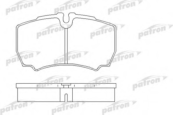 Купить PBP1405 PATRON Комплект тормозных колодок, дисковый тормоз в интернет-магазине Ravta – самая низкая цена