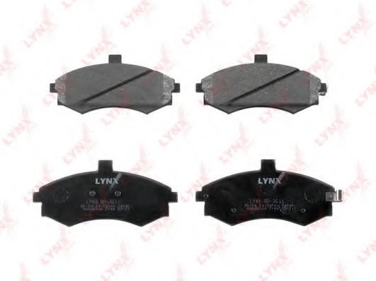 Купить bd-3611 LYNXauto Комплект тормозных колодок, дисковый тормоз в интернет-магазине Ravta – самая низкая цена