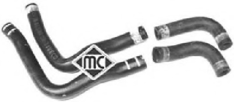 08835 Metalcaucho Шланг радиатора