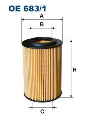 Купить OE683/1 Filtron Масляный фильтр в интернет-магазине Ravta – самая низкая цена