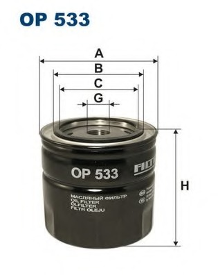 OP533 Масляный фильтр