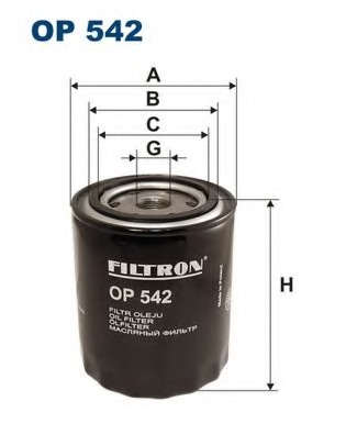 Купить OP542 Filtron Масляный фильтр в интернет-магазине Ravta – самая низкая цена