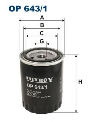 Купить op643/1 FILTRON Масляный фильтр в интернет-магазине Ravta – самая низкая цена