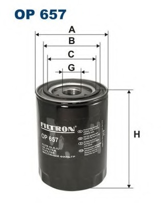 Купить OP657 FILTRON Масляный фильтр в интернет-магазине Ravta – самая низкая цена