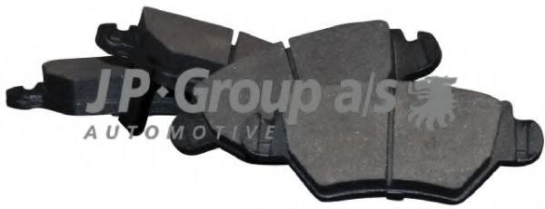 1263700210 JP Group Комплект тормозных колодок, дисковый тормоз