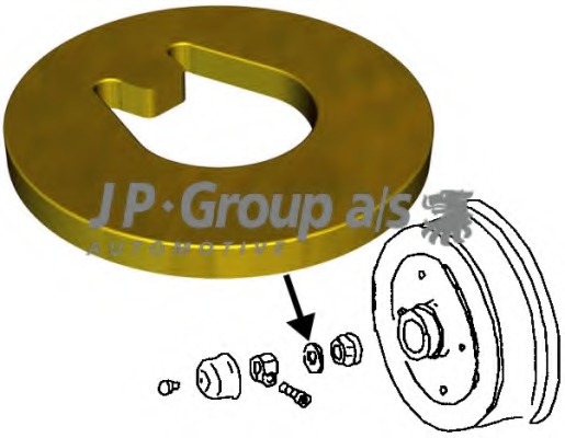 Купить 8141200900 JP Group Подвеска, корпус колесного подшипника в интернет-магазине Ravta – самая низкая цена