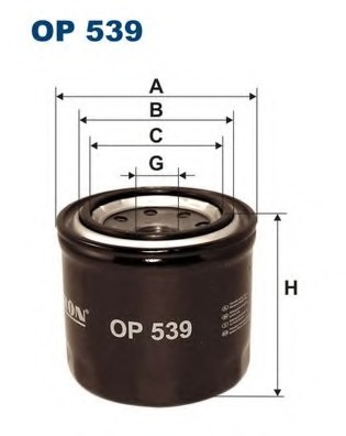 OP539 Filtron Масляный фильтр