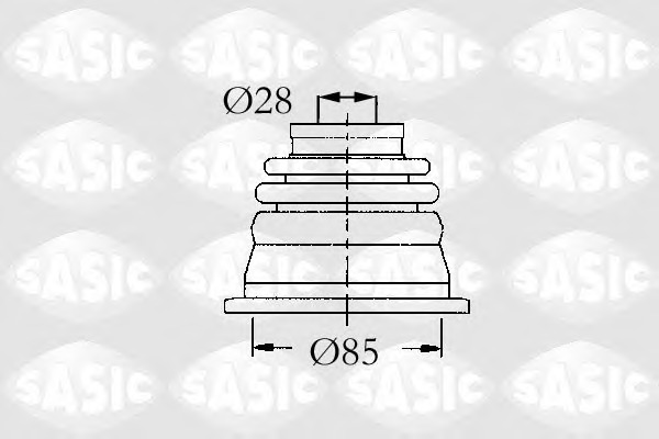 Купить 4003451 Sasic Комплект пылника, приводной вал в интернет-магазине Ravta – самая низкая цена