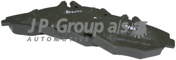 Купить 1363600810 JP GROUP Комплект тормозных колодок, дисковый тормоз в интернет-магазине Ravta – самая низкая цена