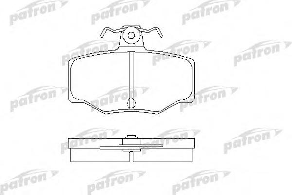 Купить pbp707 PATRON Комплект тормозных колодок, дисковый тормоз в интернет-магазине Ravta – самая низкая цена