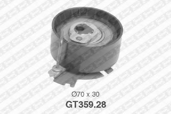 Купить gt359.28 SNR Натяжной ролик, ремень ГРМ в интернет-магазине Ravta – самая низкая цена