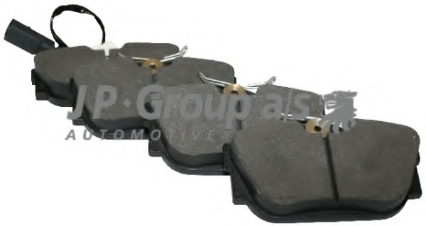 1163706110 JP Group Комплект тормозных колодок, дисковый тормоз