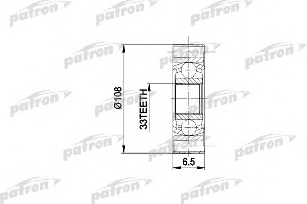 Купить pcv3019 PATRON Шарнирный комплект, приводной вал в интернет-магазине Ravta – самая низкая цена