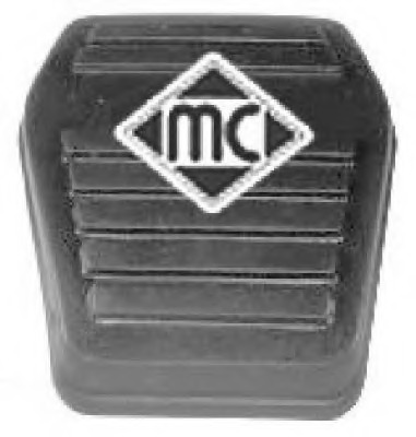 05327 Metalcaucho Педальные накладка, педаль тормоз